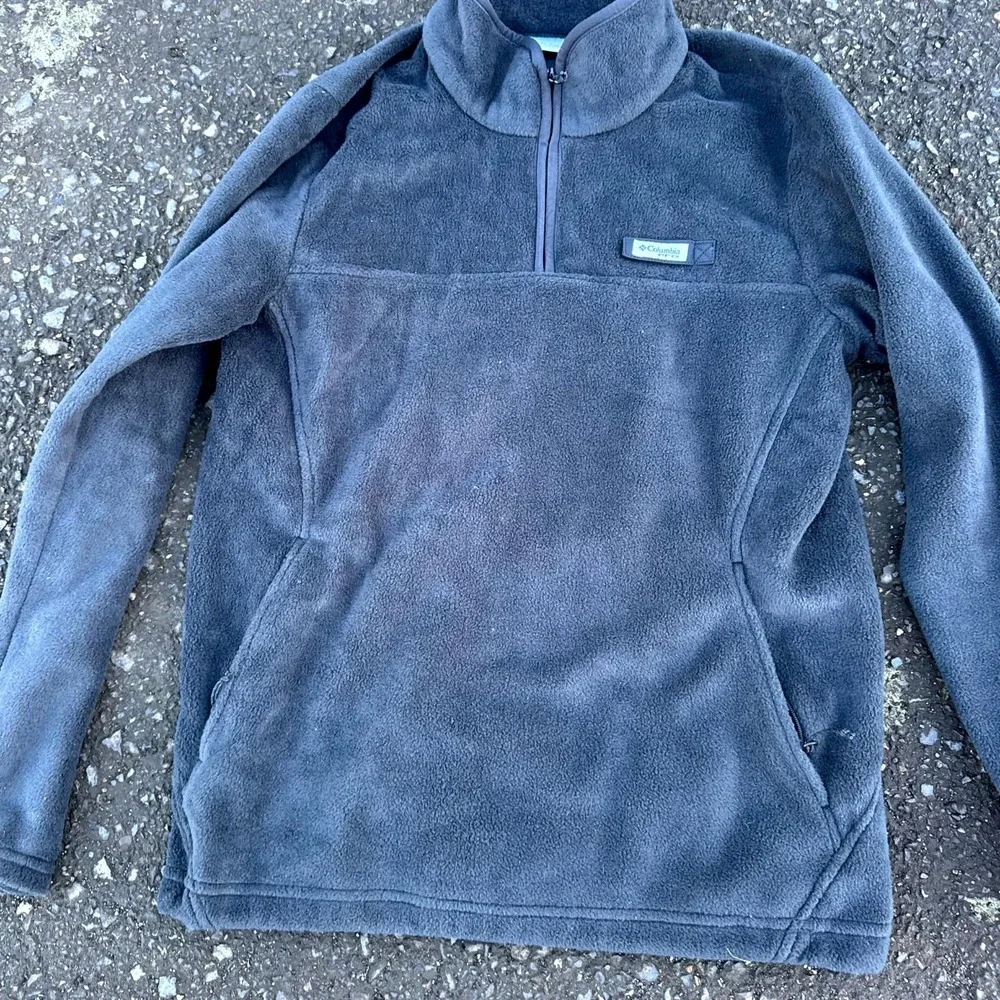 Columbia Men's Steens Mountain Quarter Zip Fleece Jacket Collegiate‎ Navy Medium